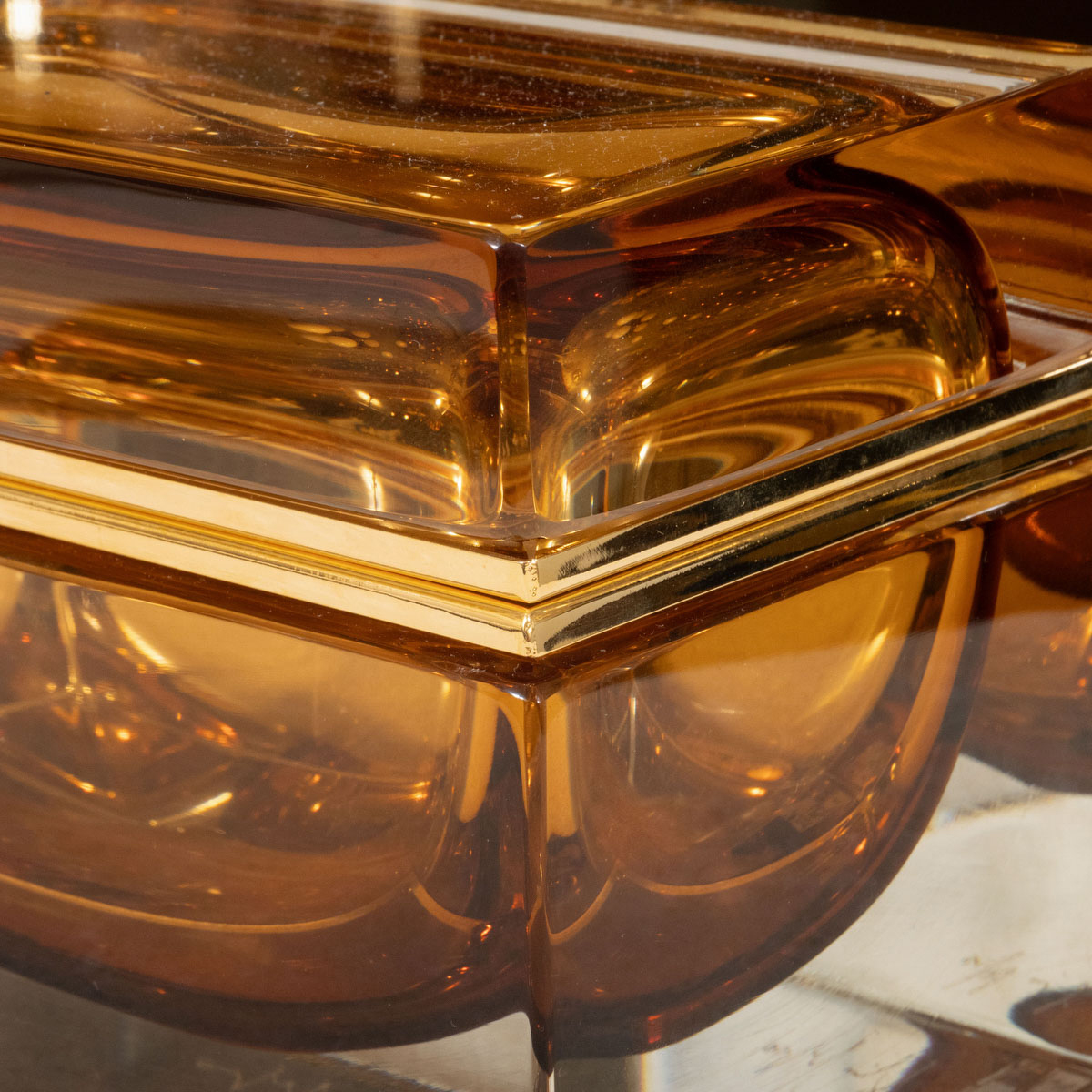 Retangular Glass Box Rectangular Murano covered glass box | Boxes | John Salibello