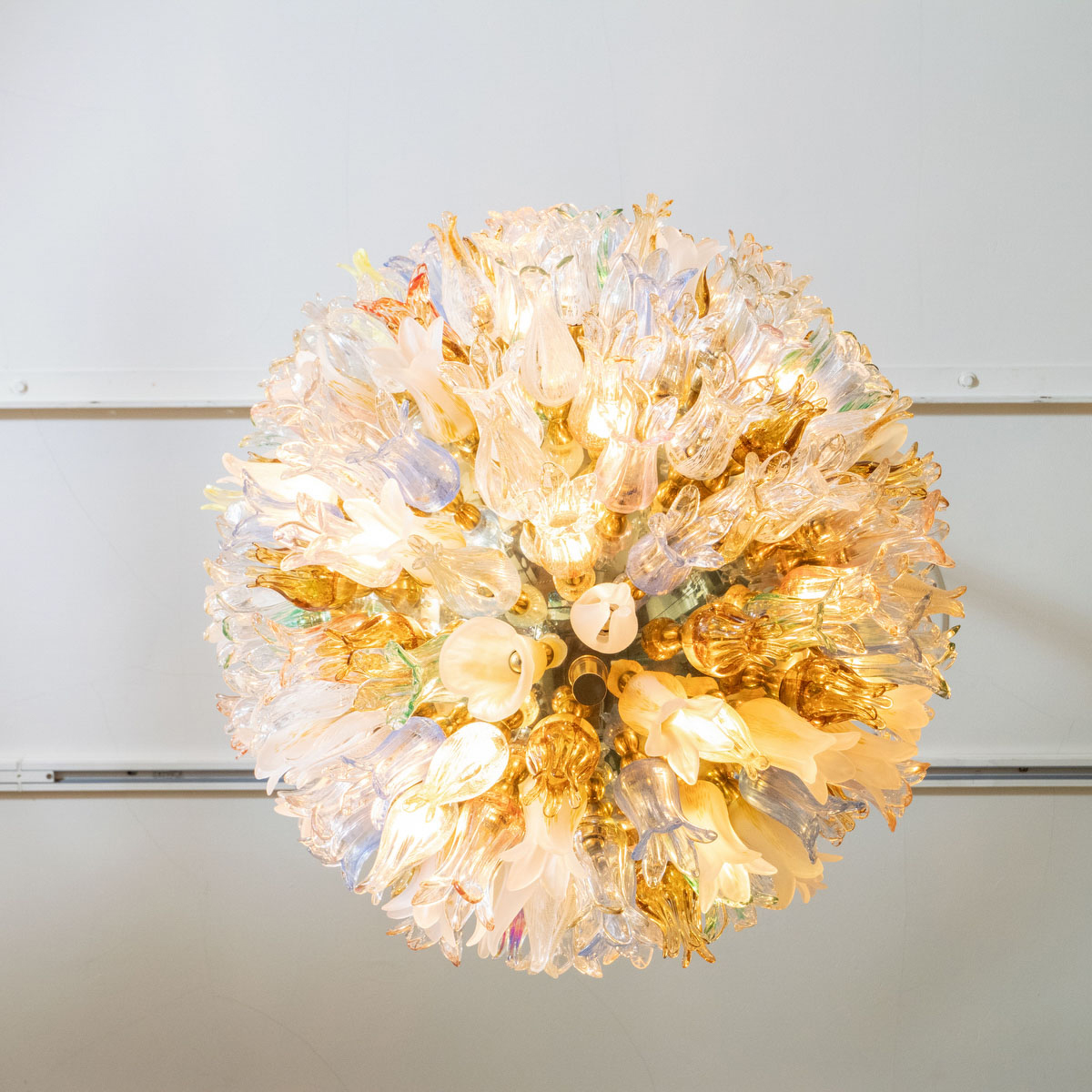 Ovoid monumental floral fixture | Chandeliers & Pendants | John Salibello