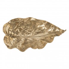 Brass leaf form bowl 