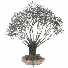 Bronze tree form sculpture