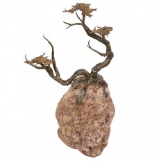 Mixed metal tree sculpture