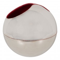 Chrome spherical sculpture 