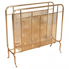 Brass magazine rack