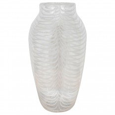 Lattimo Murano glass vase