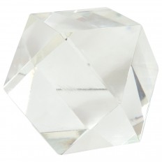 Faceted glass objet