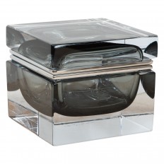 Square Murano glass box