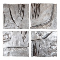 Square wall appliquÃ©/ sculpture  