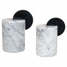 Set of modernist stone boxes