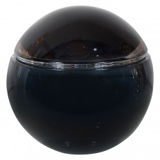 Monumental spherical Murano glass box