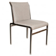 Single Chrome Dining Chair