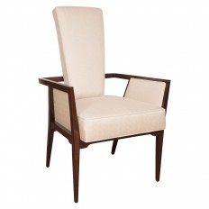 Pair of stylized high back armchairs