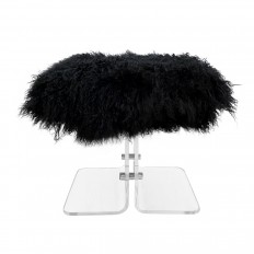 Lucite butterfly stool 