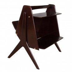 Modernist lacquered wood end table