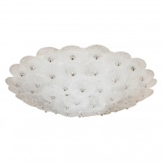 Monumental circular flush mount fixture