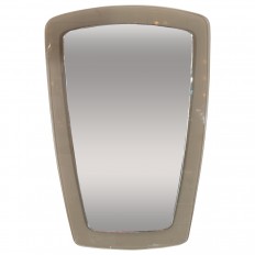 Rectangular smoked glass surround mirror