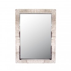 Chrome backlit mirror with 