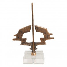 Petite bronze sculpture