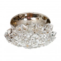 Hexagonal crystal element flush mount