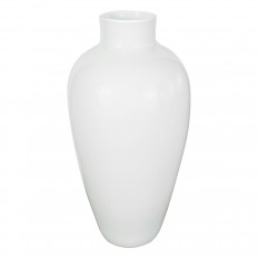 Large white urn form vase