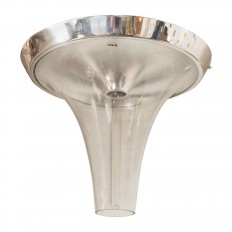 Space-age Murano flush mount