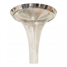 Space-age Murano glass flush mount